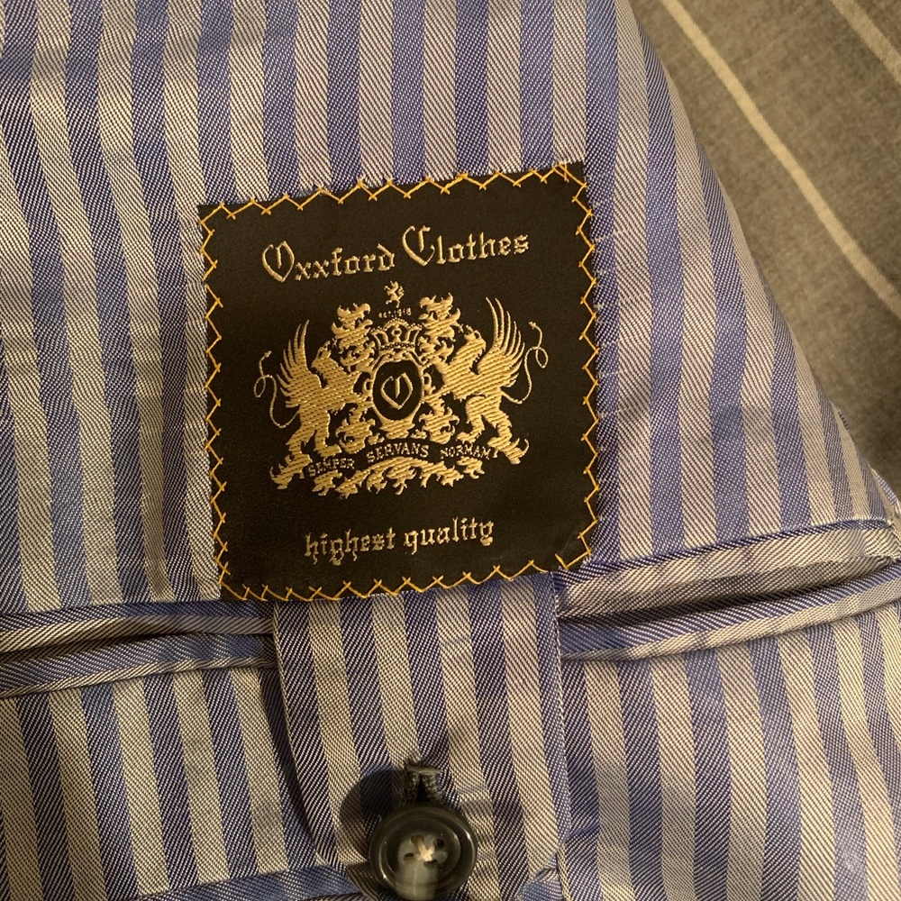 Custom Men’s Oxxford Suit (40R) - Picture 5 of 6